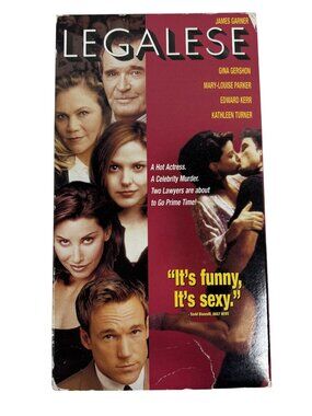 Legalese VHS Movie Starring James Garner Gina Gershon Kathleen Turner Mary-Louis